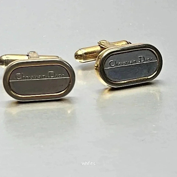 Christian Dior Cufflink and Tie Bar set - Picture 4 of 6